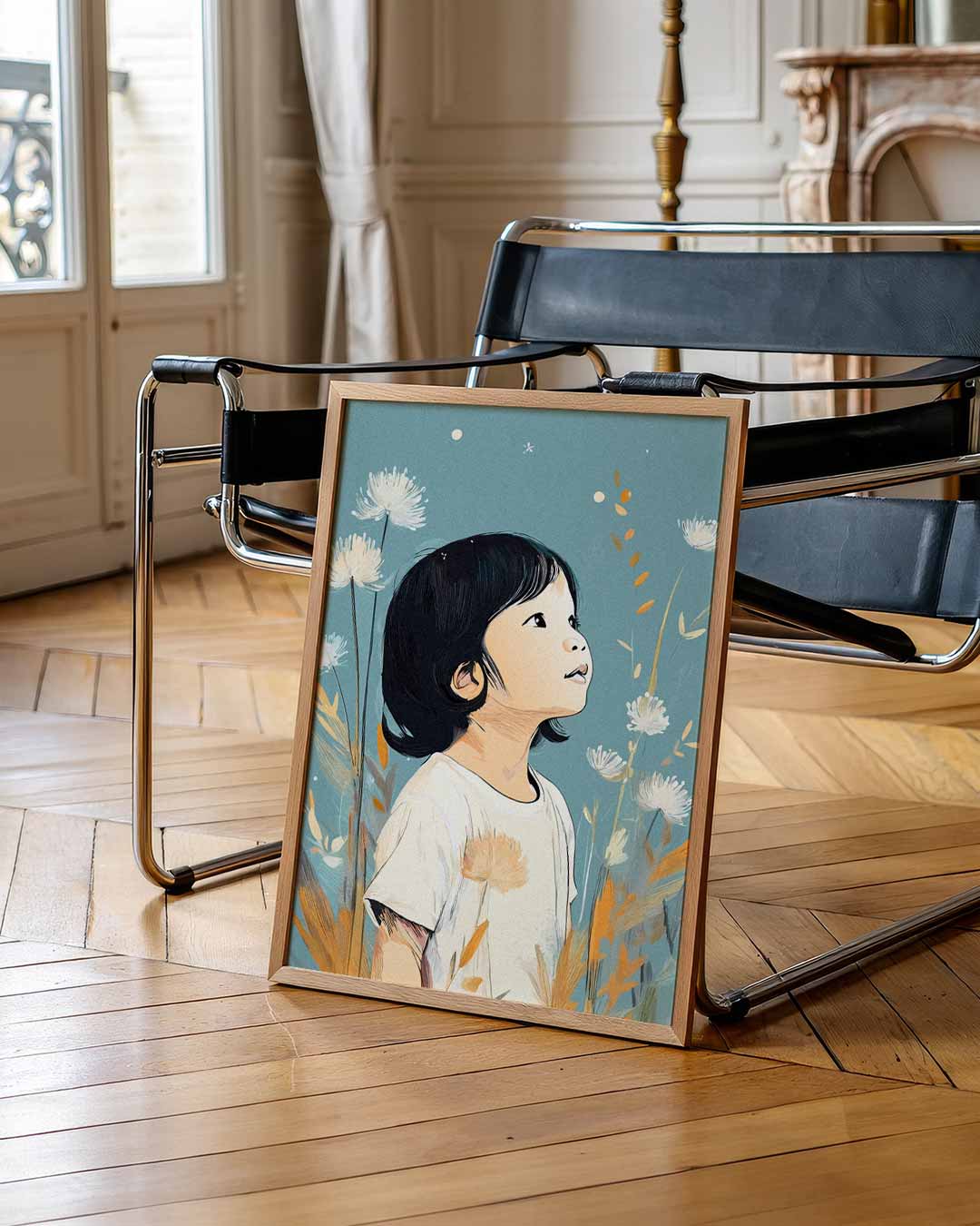 Dromerige Kinderen Poster-WallArtistic