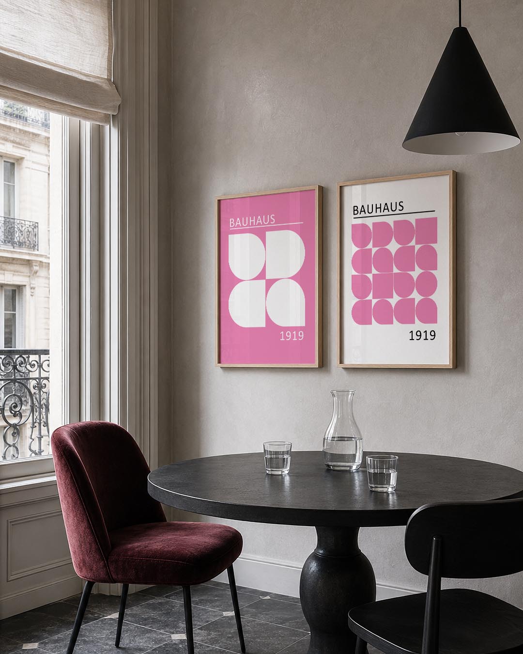Vormen en kleurvlakken Posterset