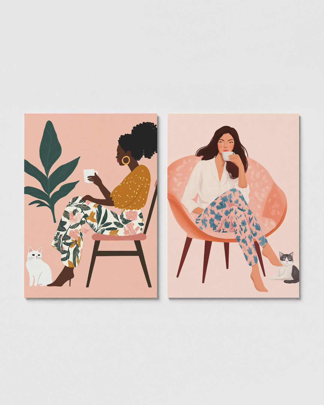 Vorm en kleurenspel Posterset