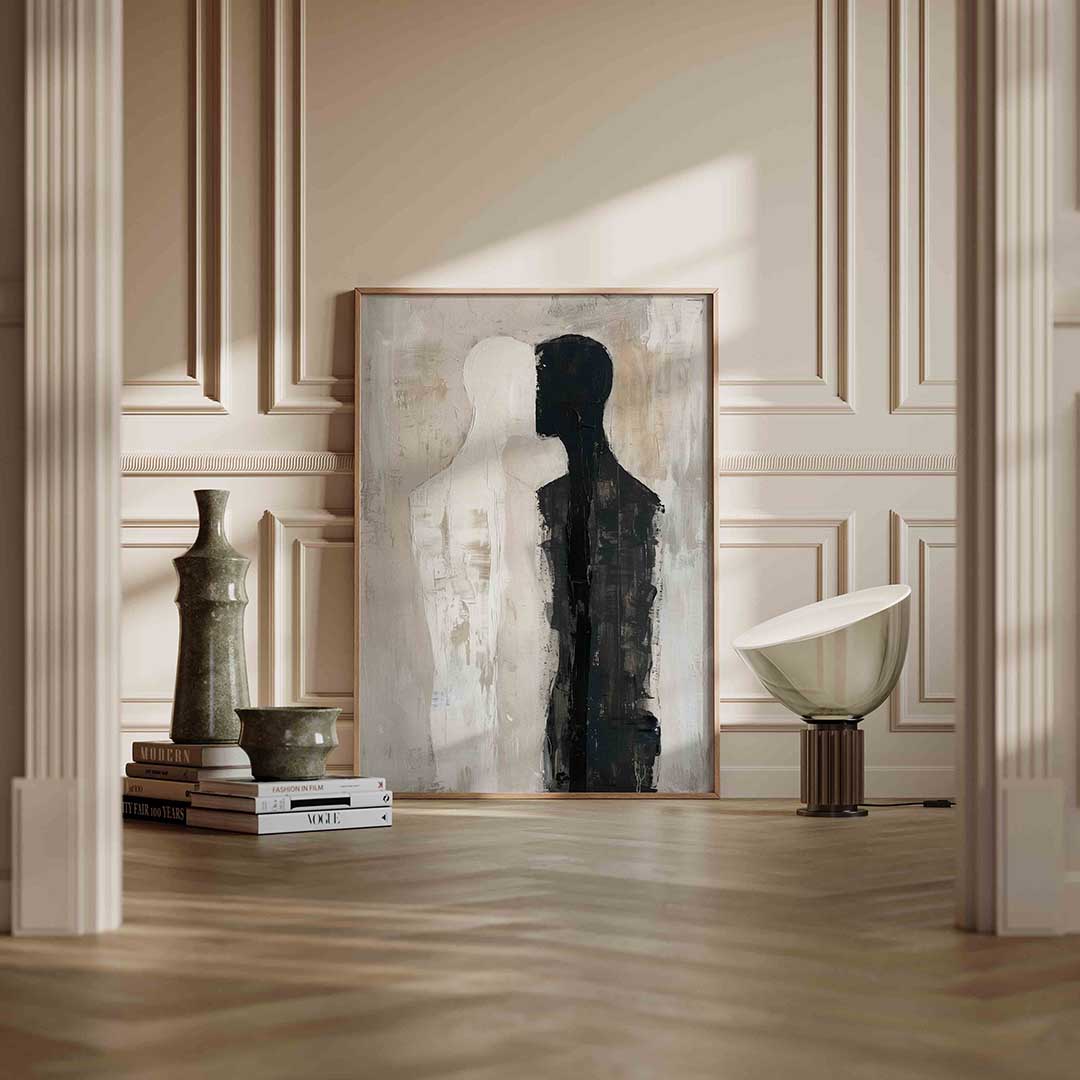 Twee figuren Poster