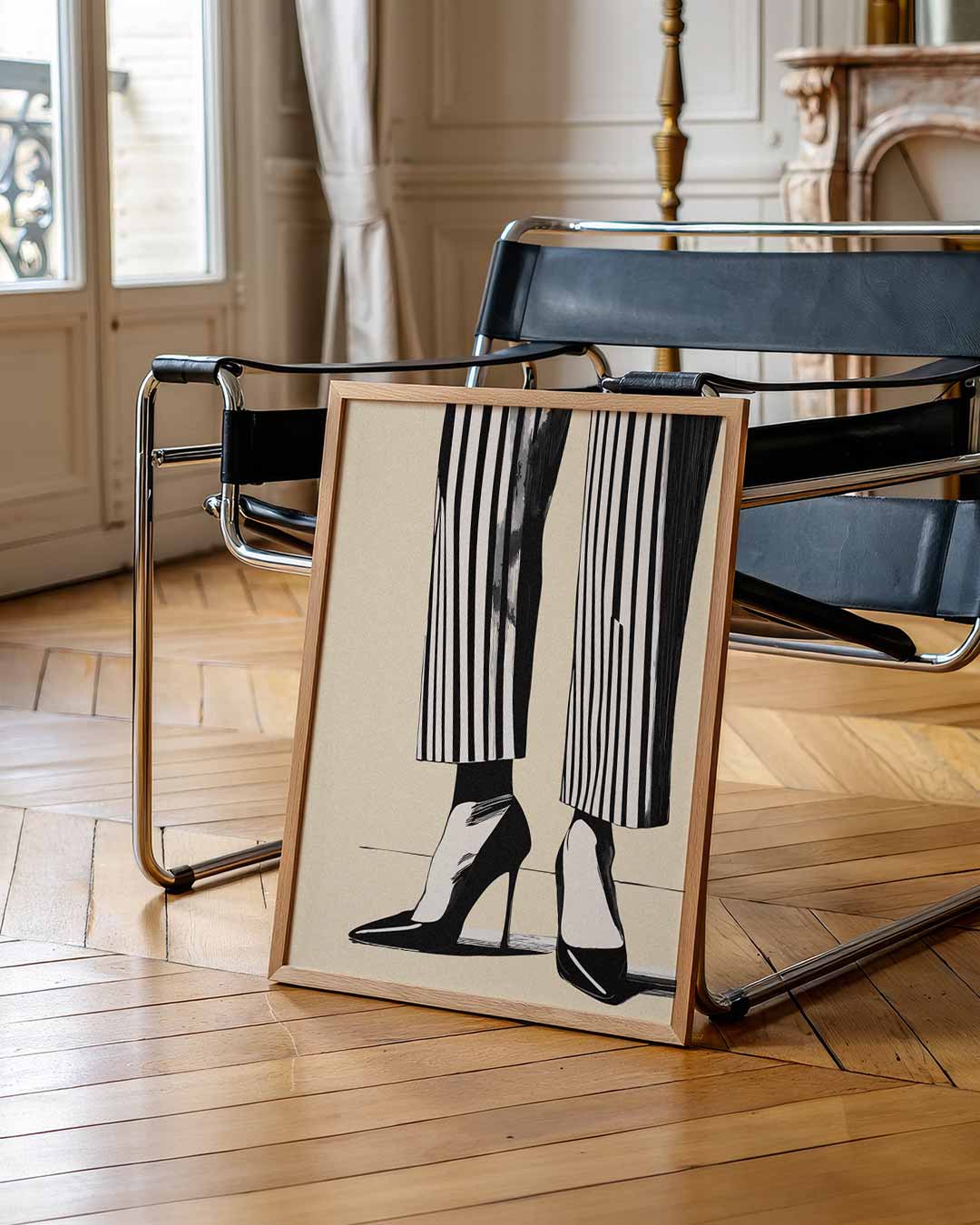 Stijlvolle Stiletto Vibes Poster-WallArtistic