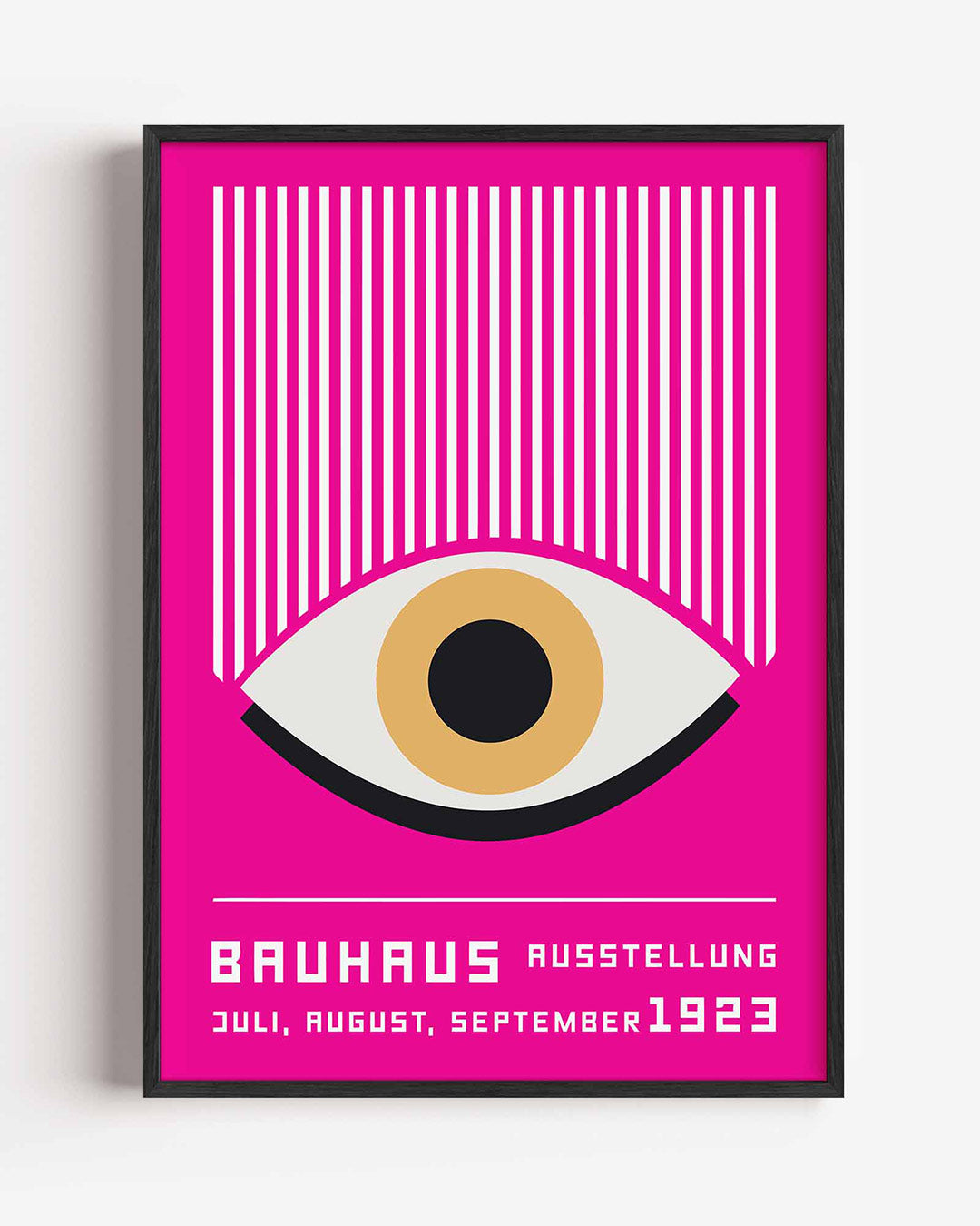 Lijnen en oog Poster
