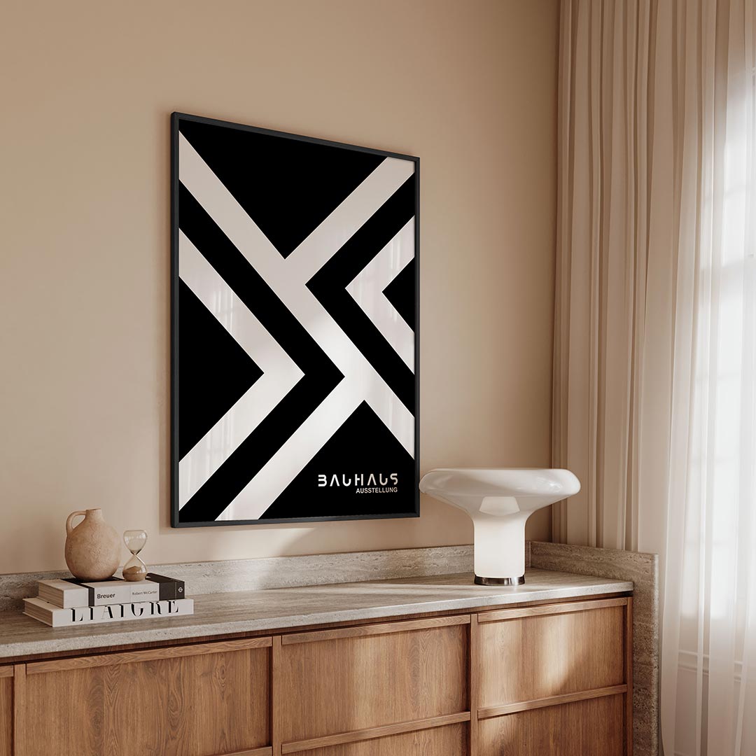 Lijnenspel en vlakkenspel Poster