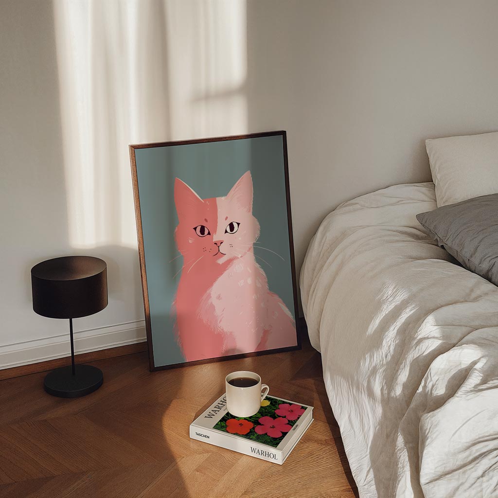 Charmante Kattenposter-WallArtistic