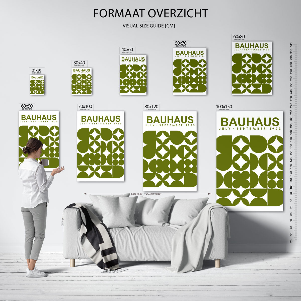 Vormen en vlakken Poster