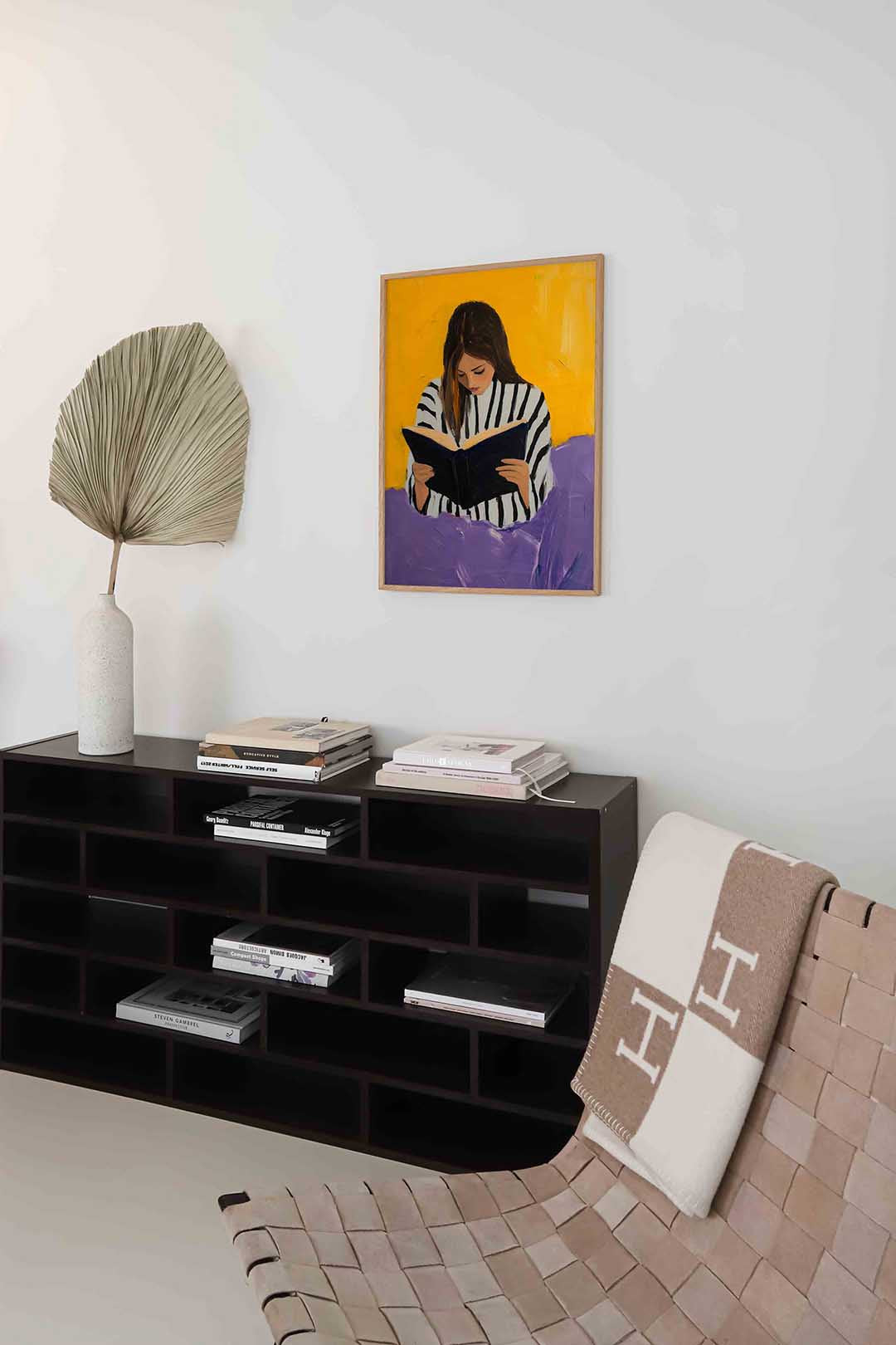 Lezende vrouw Poster