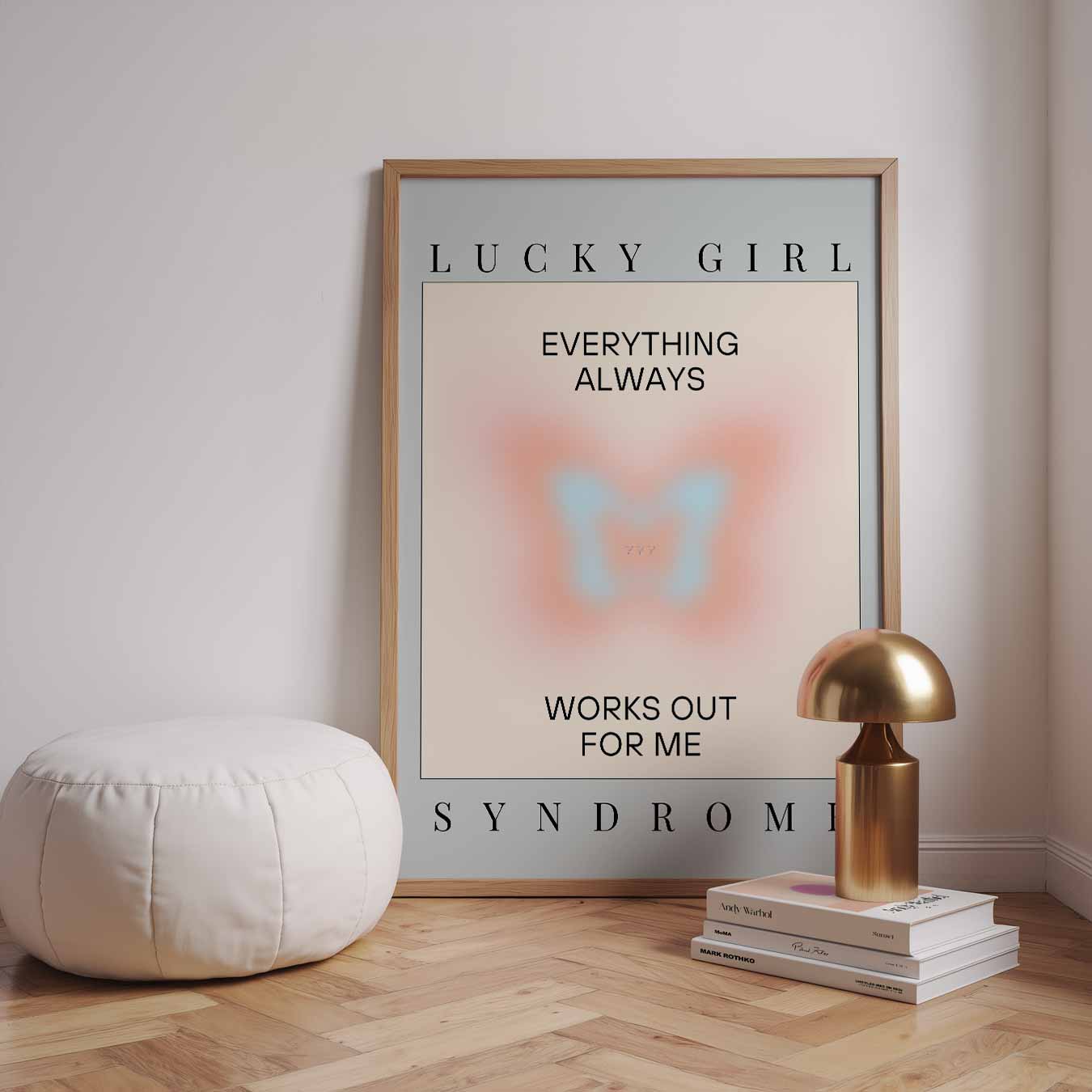 Lucky Girl Syndroom Poster-WallArtistic