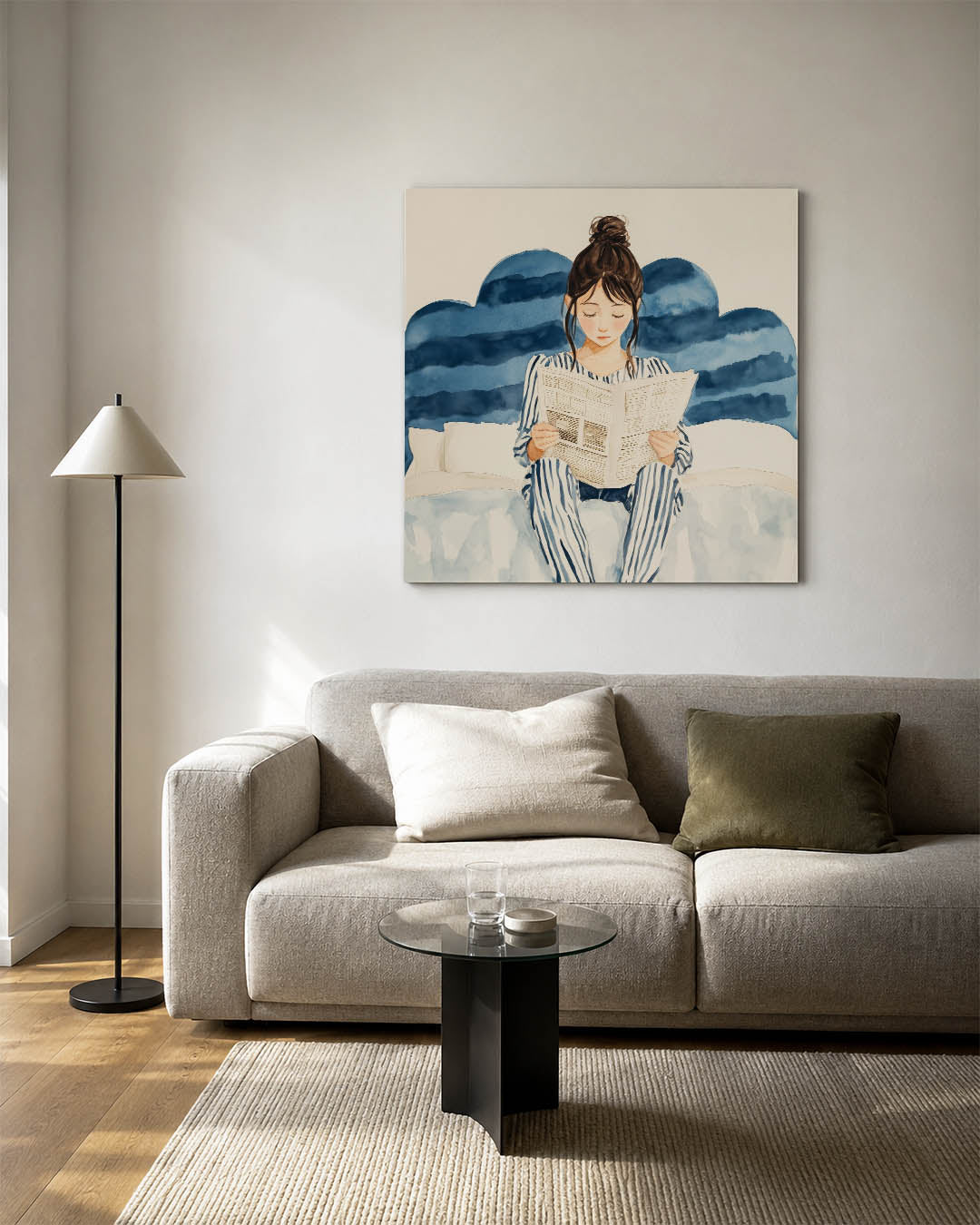 Dromerige lezing Kunstwerk