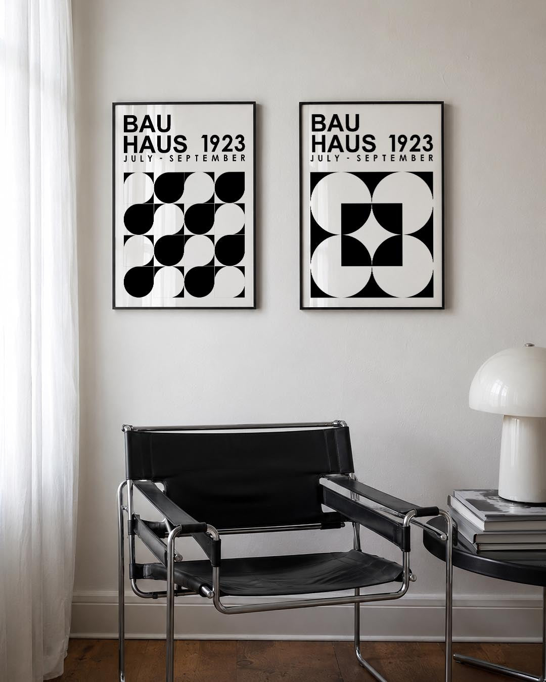 Vorm en contrast Posterset