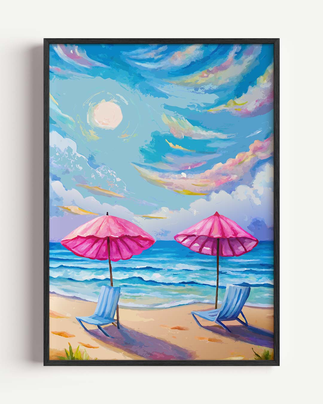 Tropische Stranddroom Poster-WallArtistic