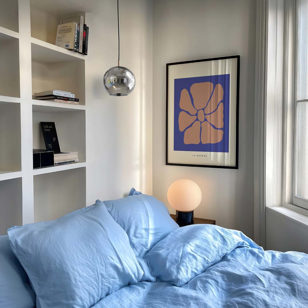 Bloemenpracht in La Bohème Stijl Poster-WallArtistic