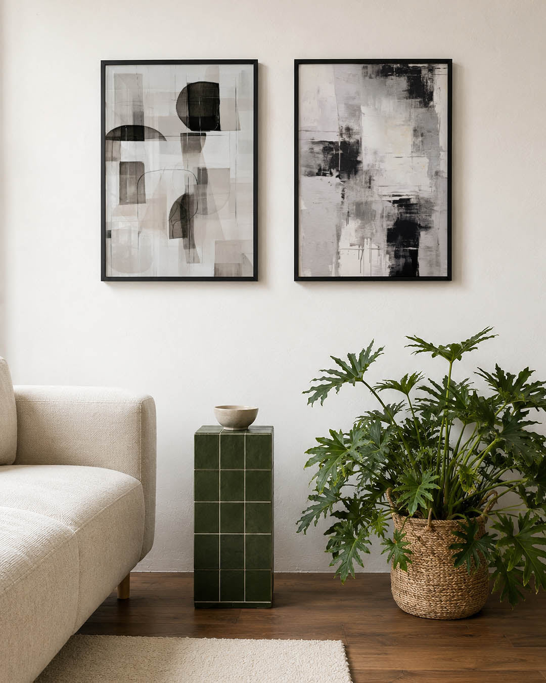 Vorm en schaduw Posterset