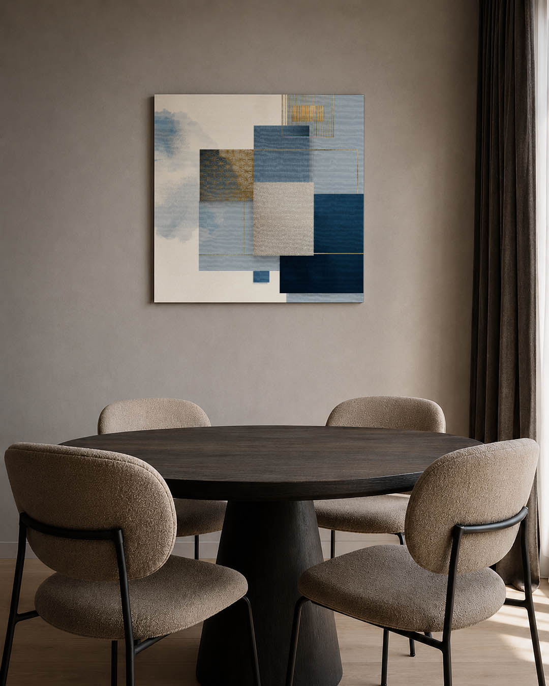 Geometrische compositie Kunstwerk