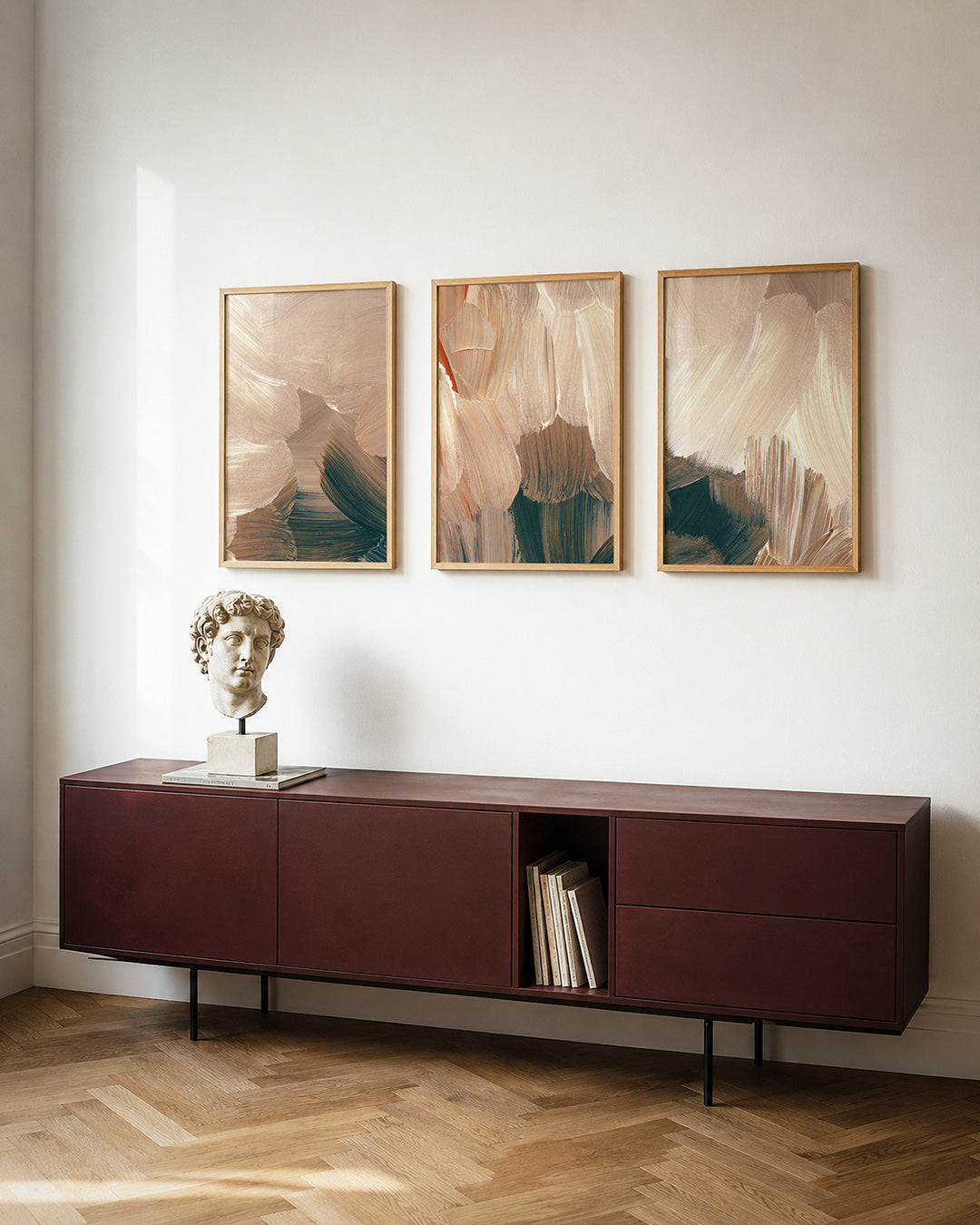 Zachte kleurvlakken Posterset