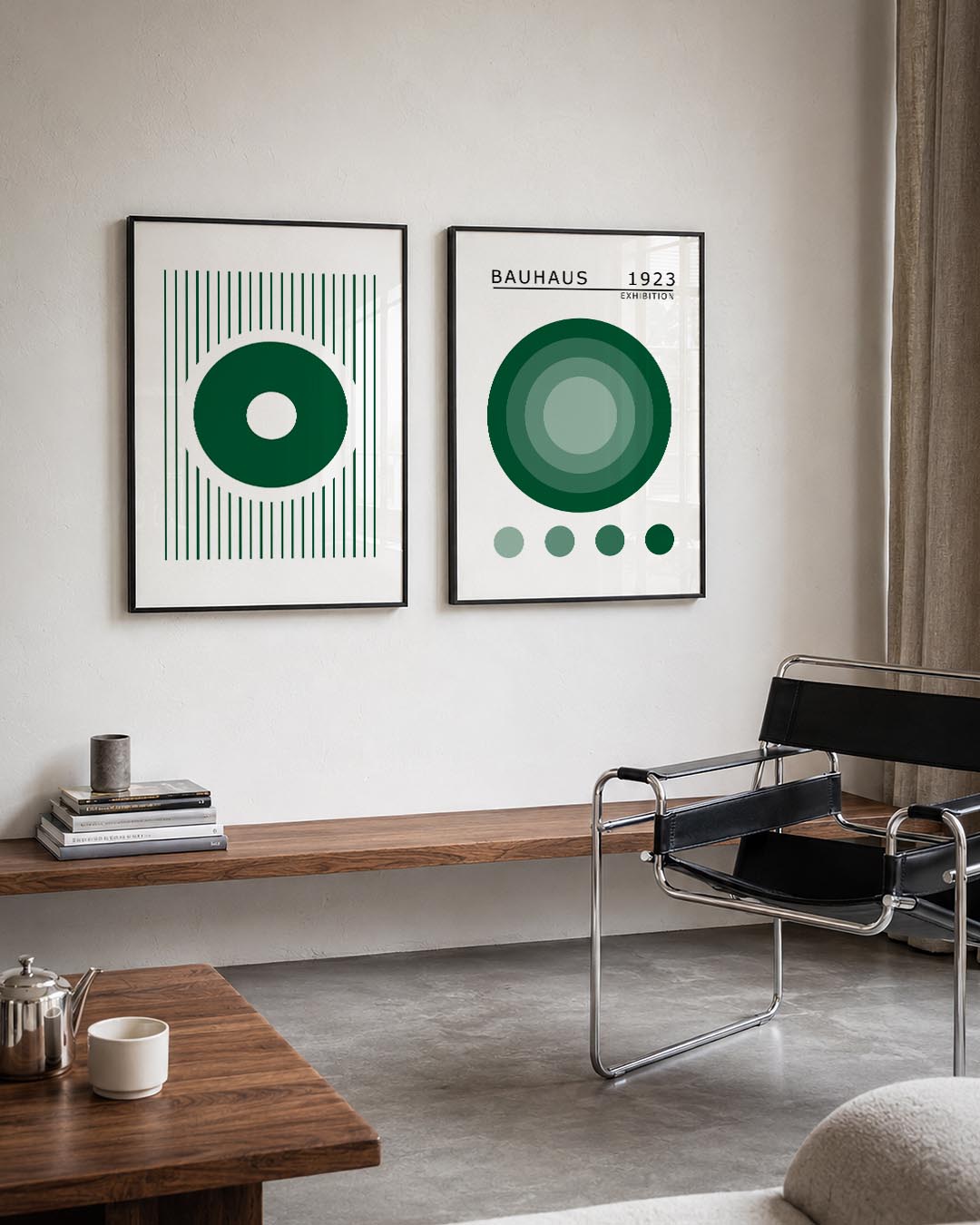 Cirkel en lijnen Posterset