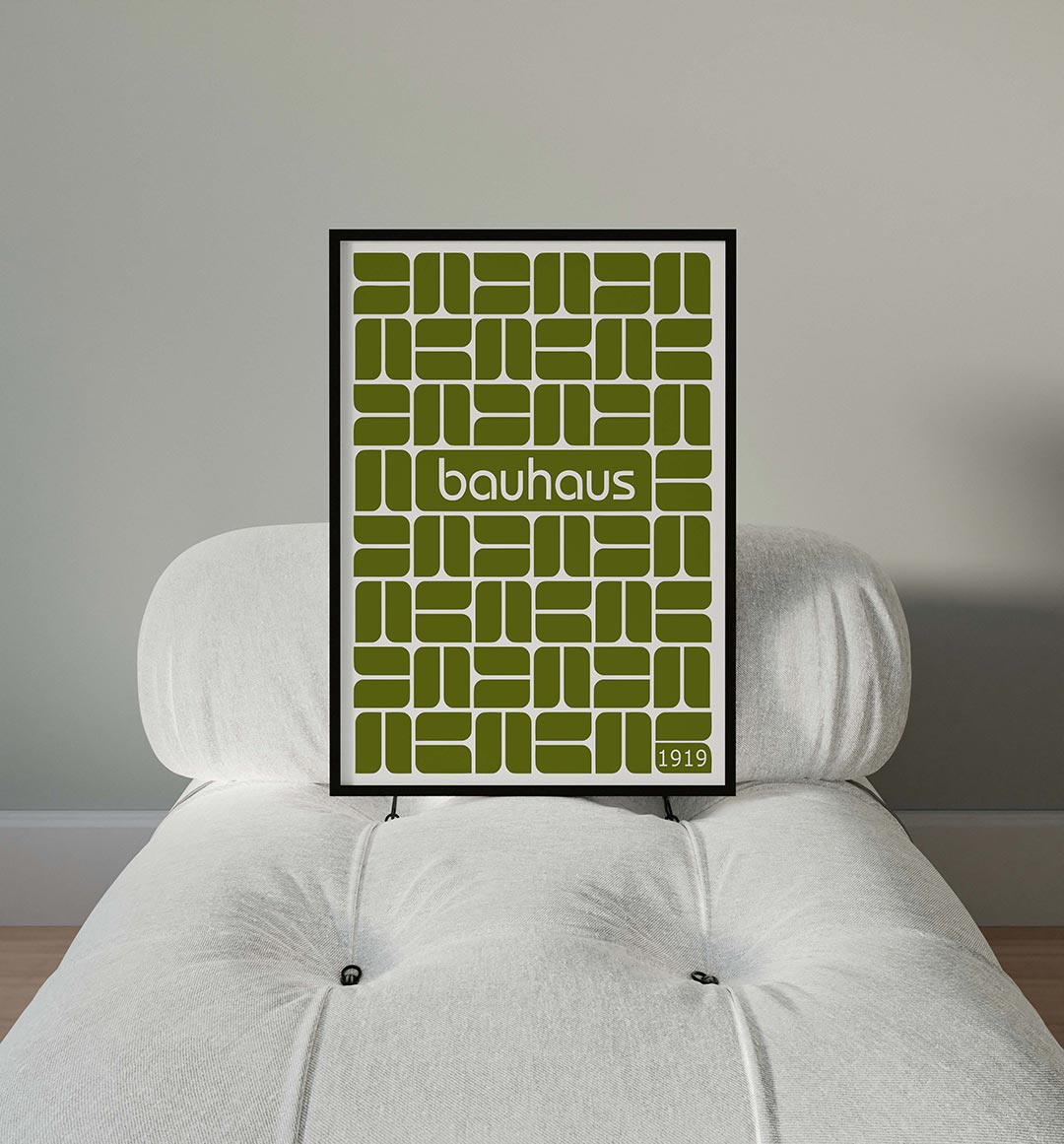 Vormritme en kleur Poster