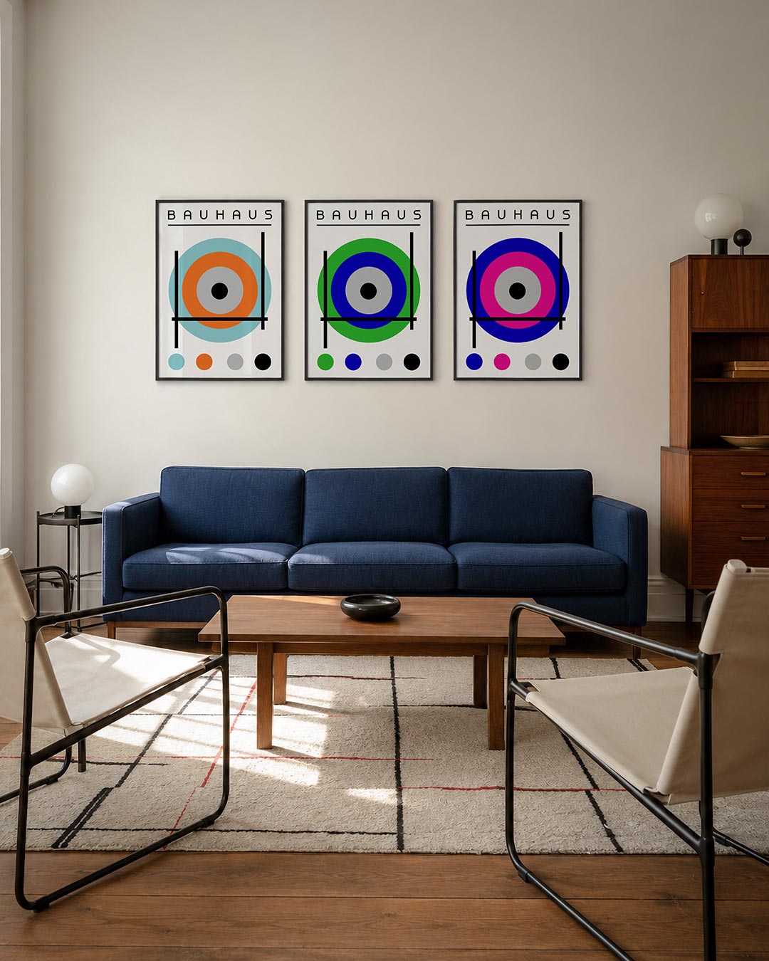 Cirkel en lijnen Posterset