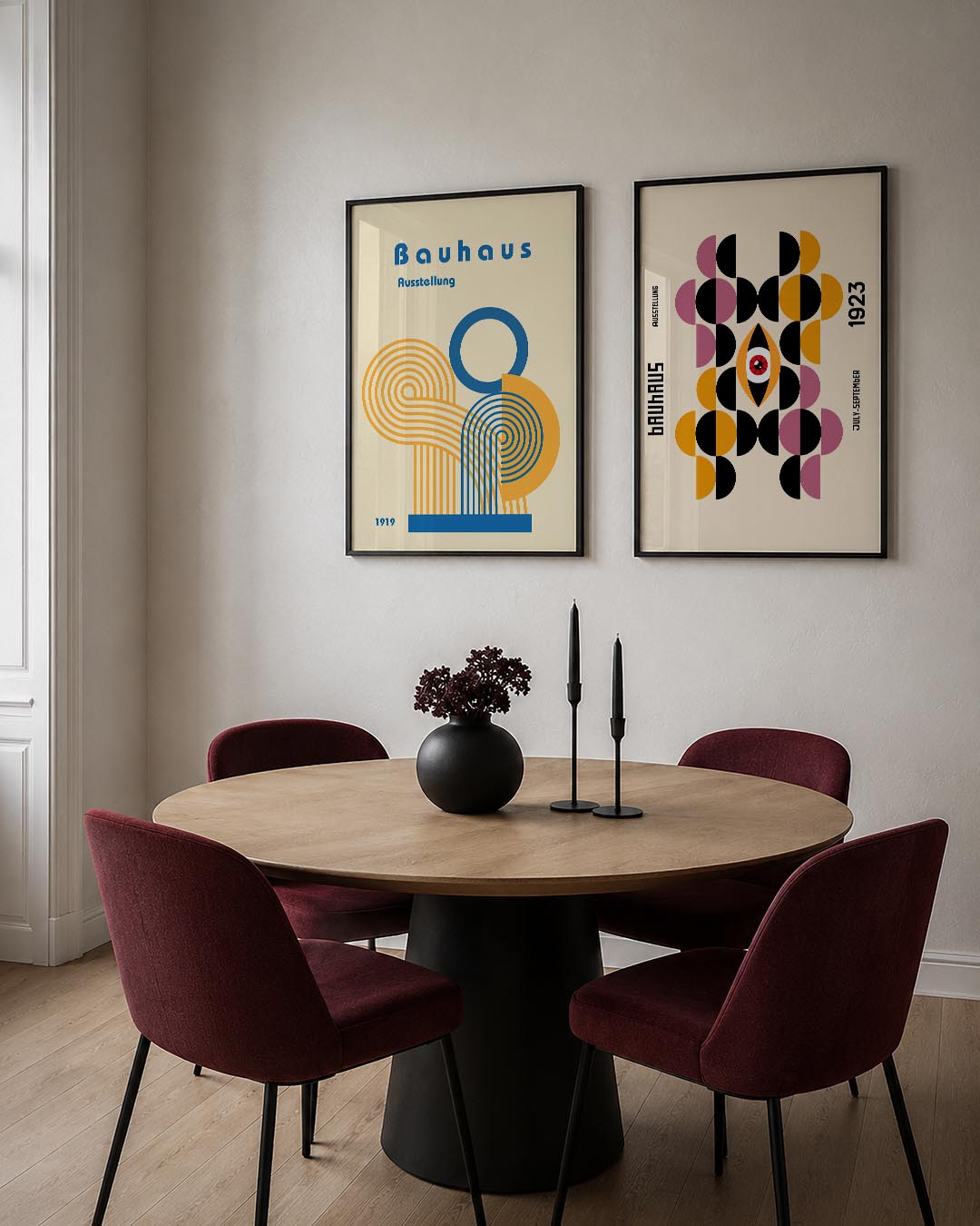 Kleurrijke cirkelpatronen Posterset