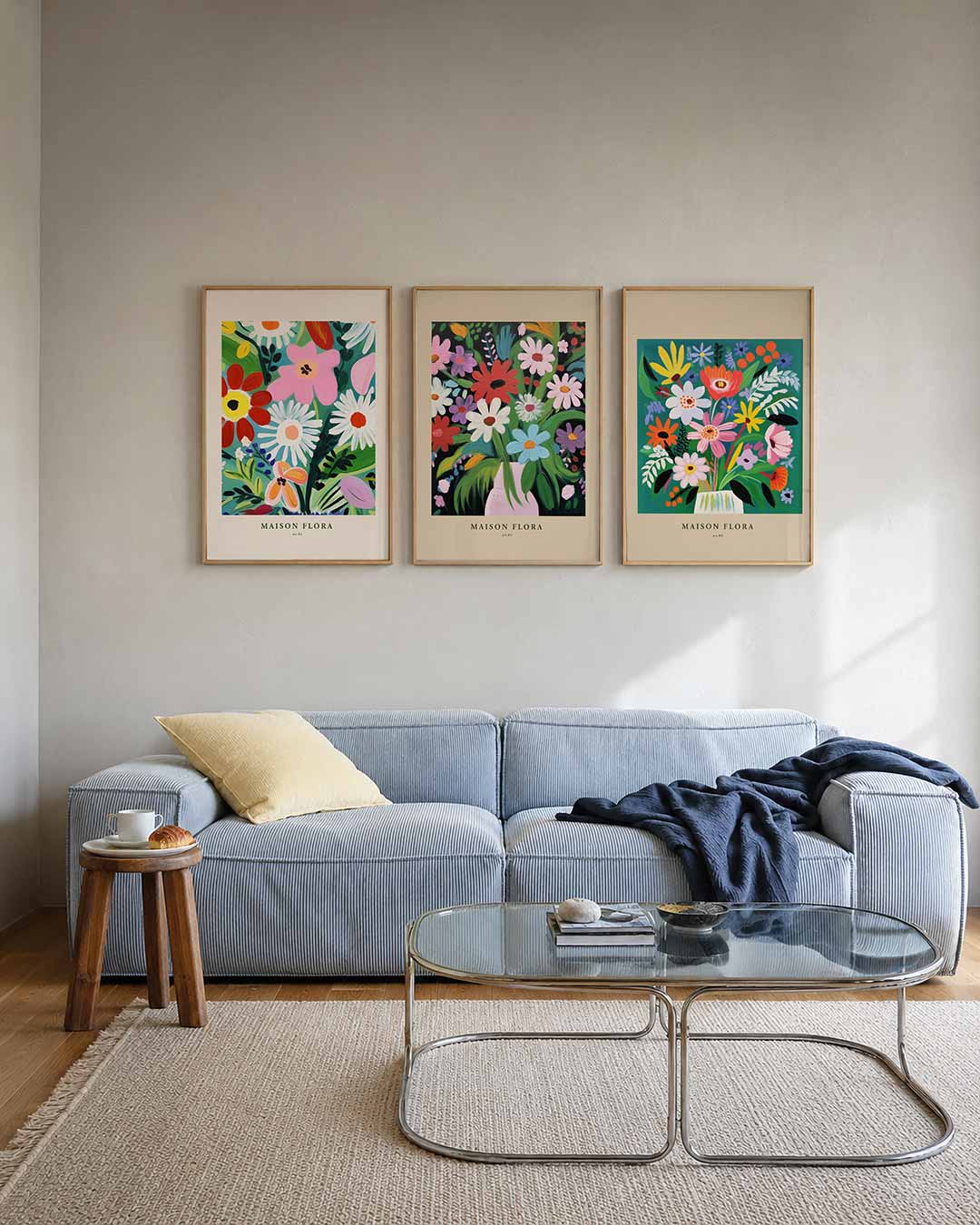 Bloemrijke kleurenpracht Posterset