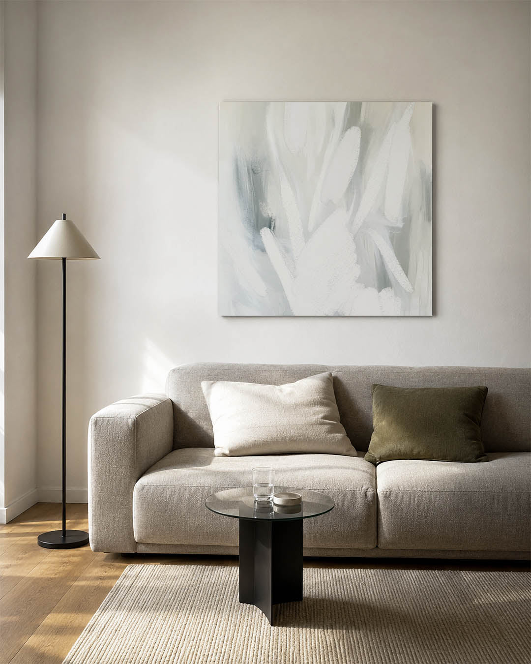 Zachte borstelstreken Kunstwerk