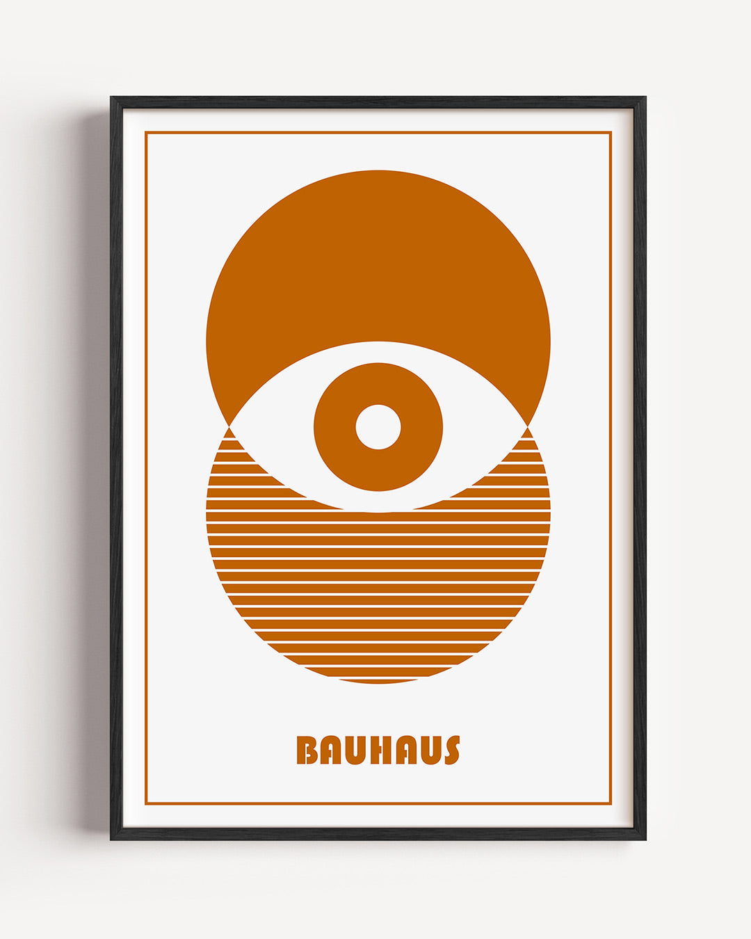 Cirkel en lijnen Poster