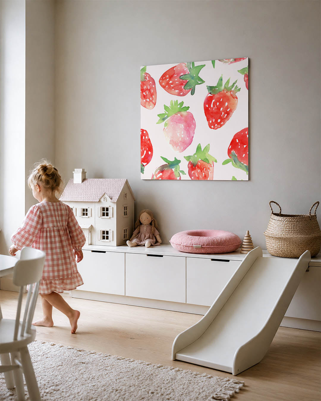 Aardbeienpatroon Kunstwerk