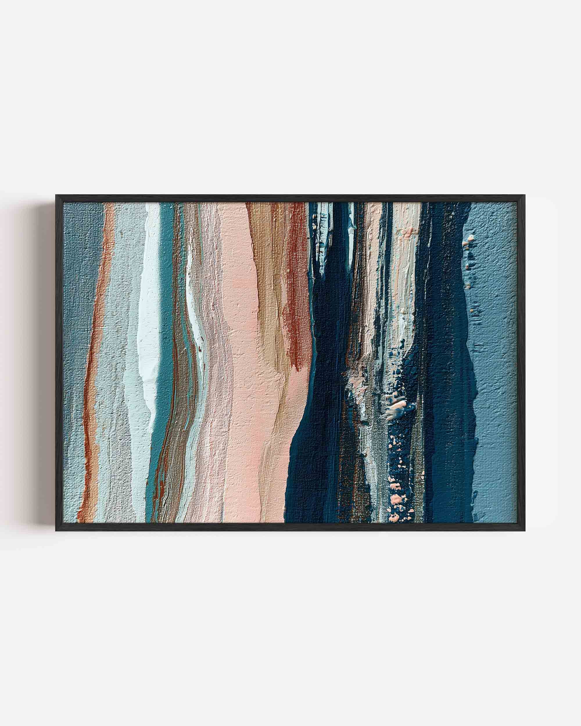 Abstracte strepen Poster