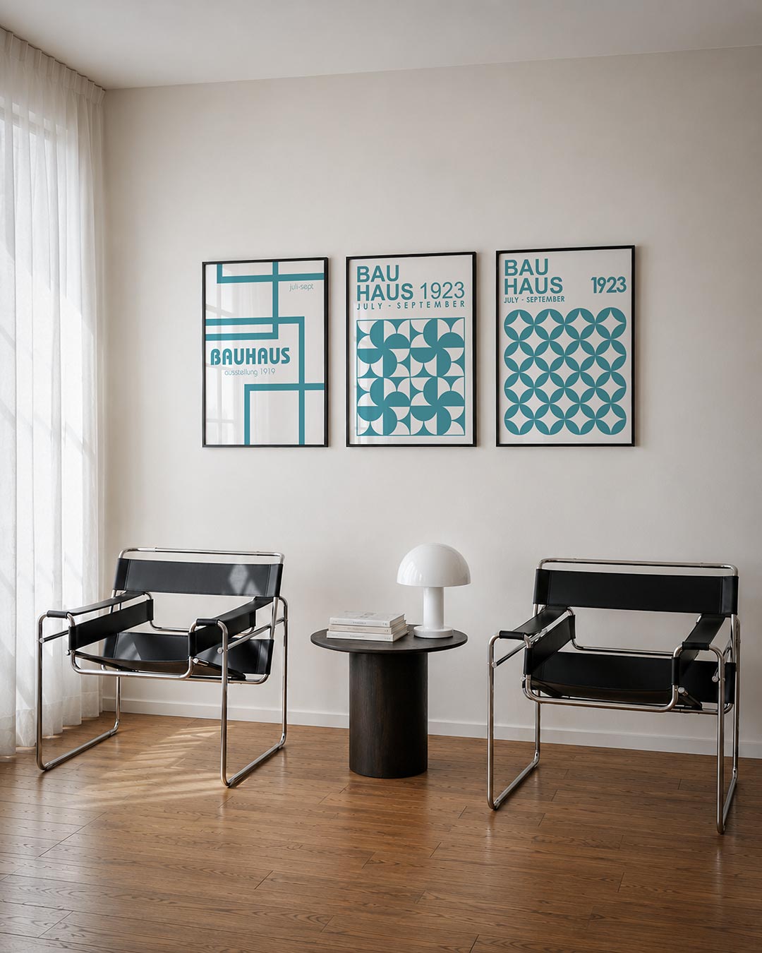 Lijnen en kleurvlakken Posterset