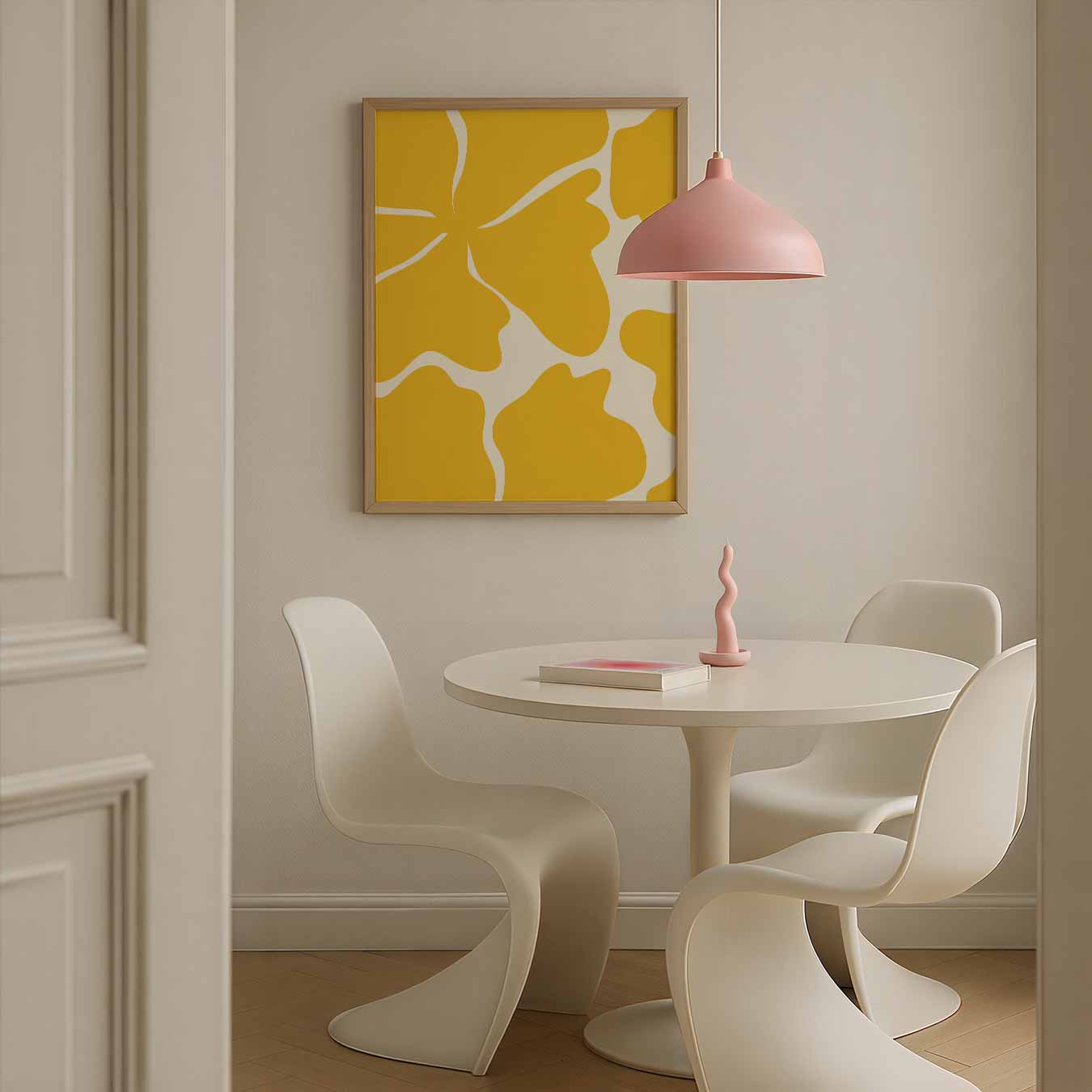 Stralende Bloemenprint Poster-WallArtistic