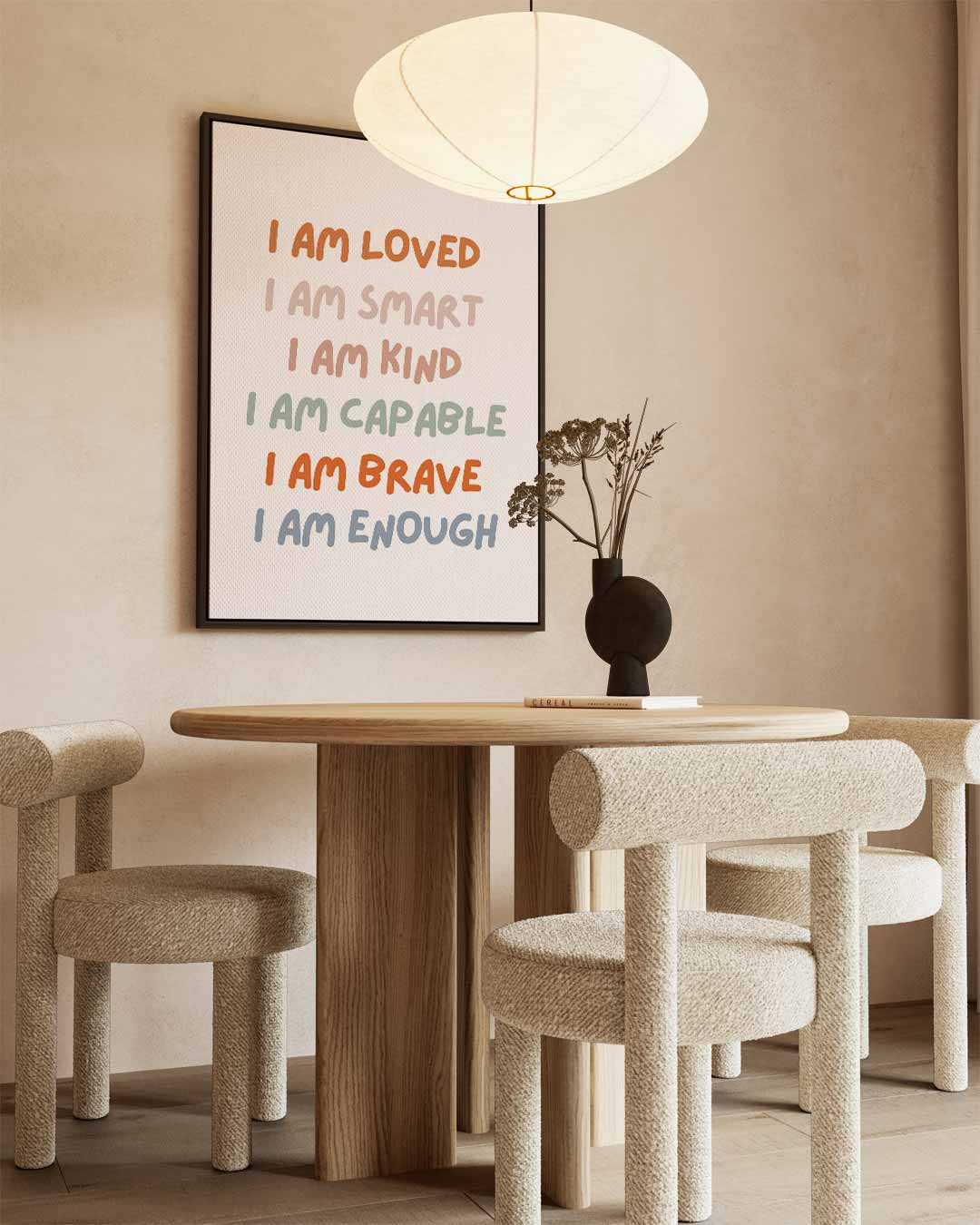 Inspirerende Affirmatieposter Kunstwerk-canvas-dibond-plexiglas-wanddecoratie-WallArtistic