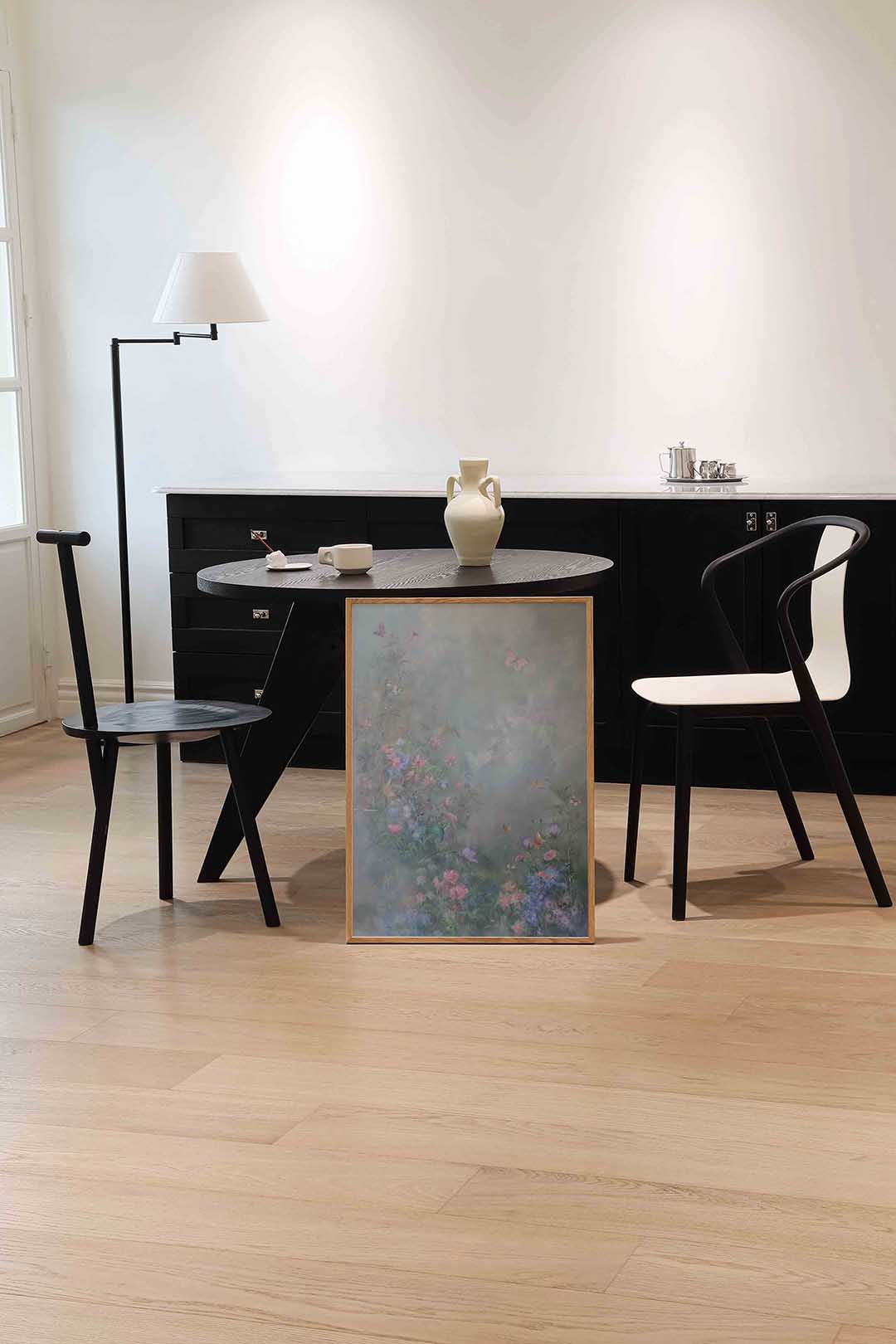 Bloemen en vlinders Poster