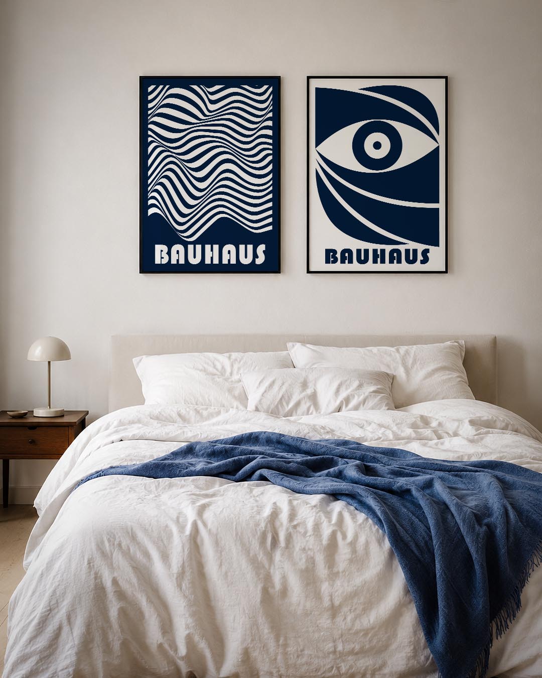 Golvend lijnenspel Posterset