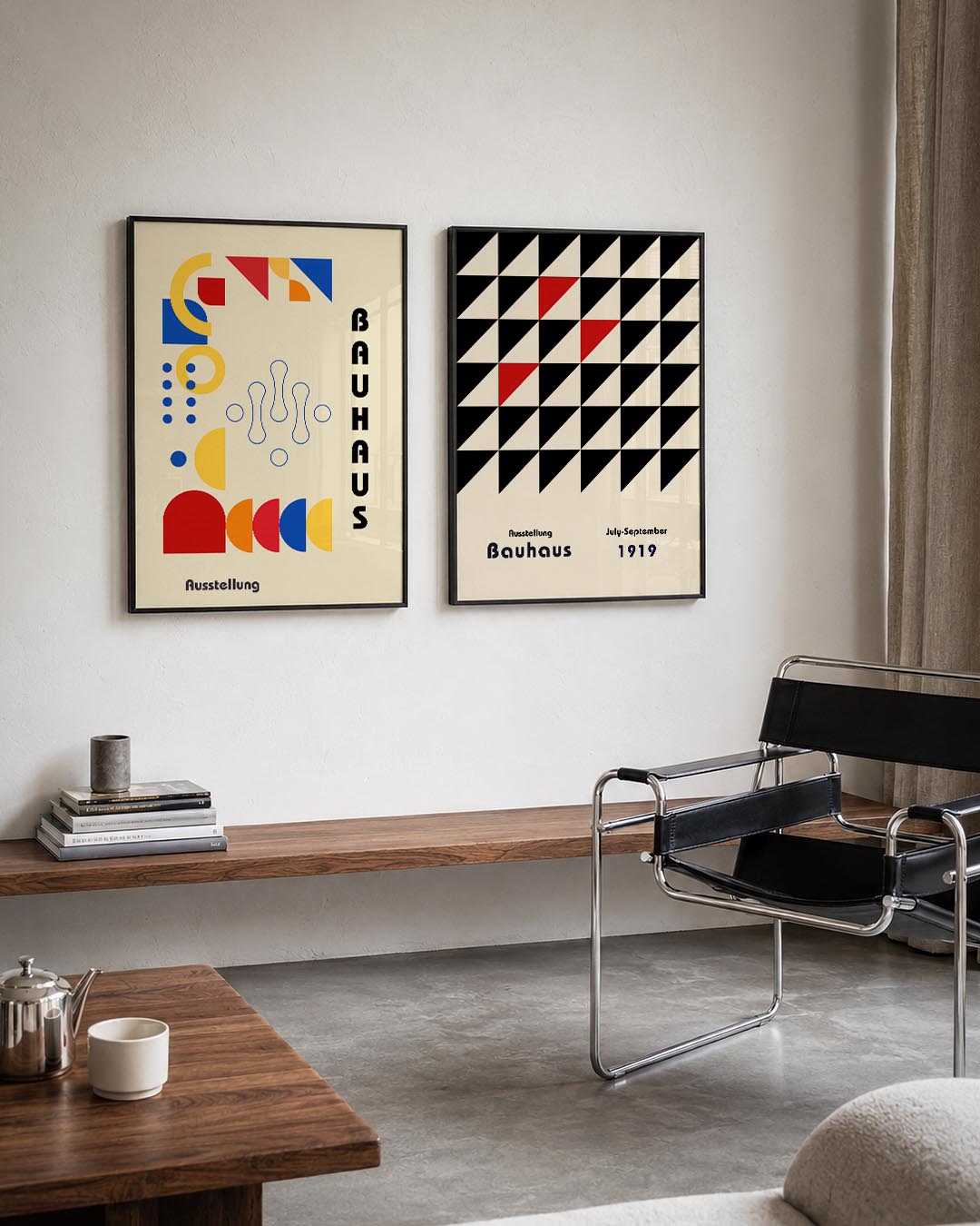 Vormen en kleurvlakken Posterset