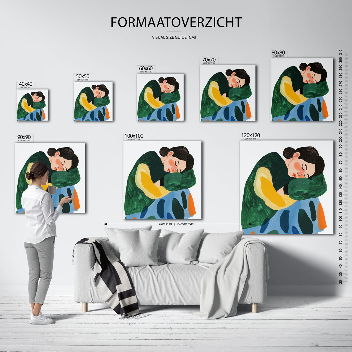 Slapende vrouw Poster
