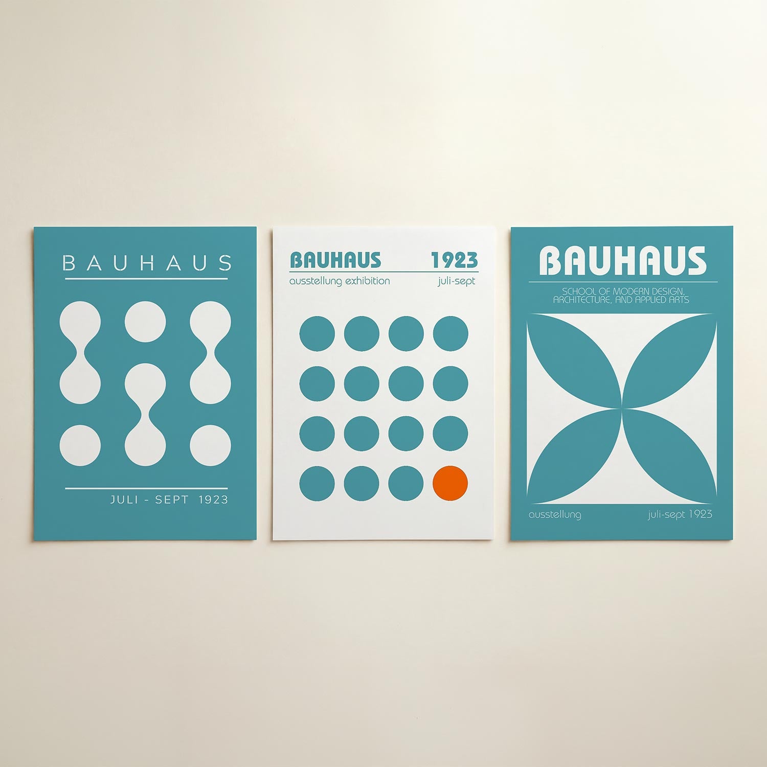 Vormen en vlakken Posterset