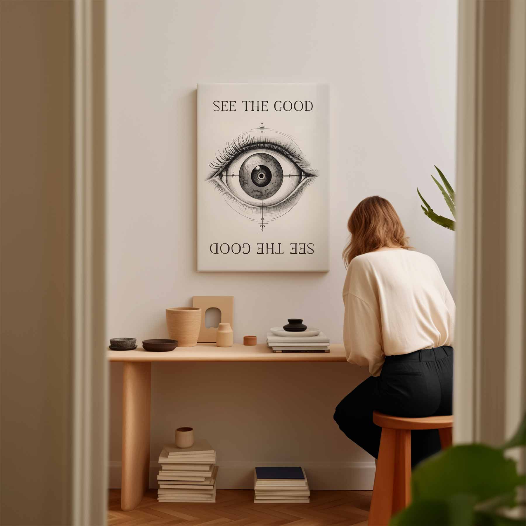 Positieve Blik Kunstwerk-canvas-dibond-plexiglas-wanddecoratie-WallArtistic