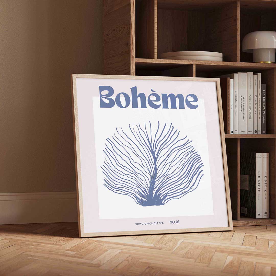 Bohème zeeplant Poster