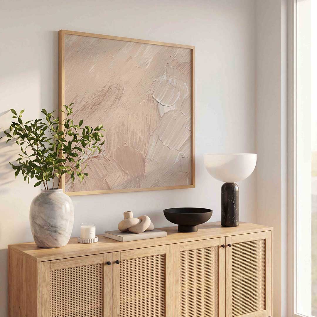 Beige textuur Poster