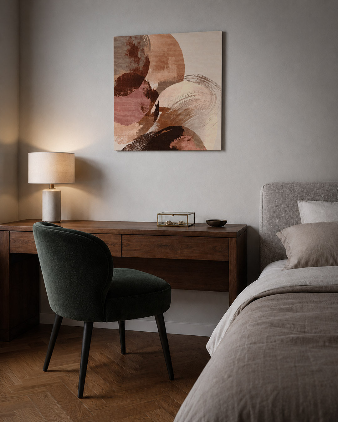 Organische vormen compositie Kunstwerk