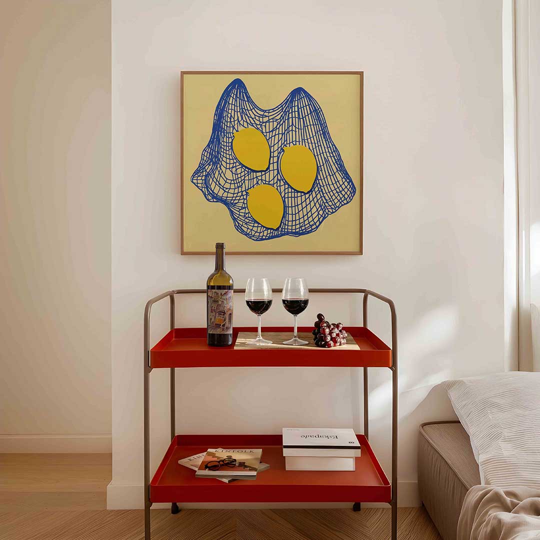 Citroenen in net Poster