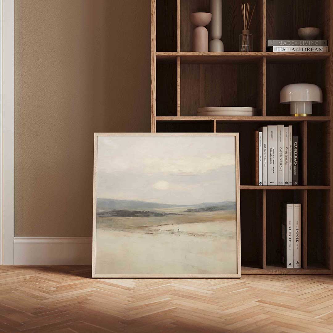 Landschap met bergen Poster