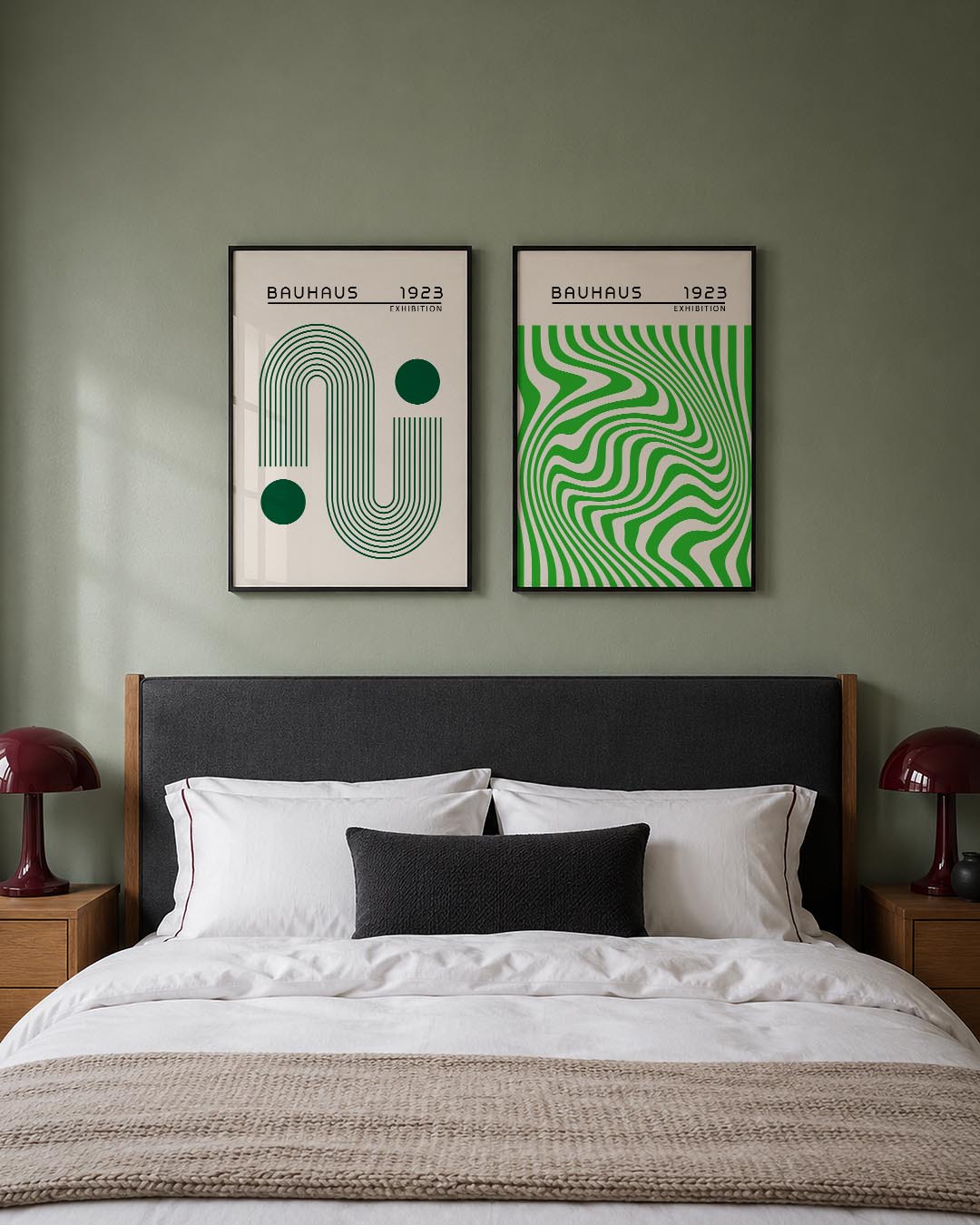 Lijnen en cirkelspel Posterset