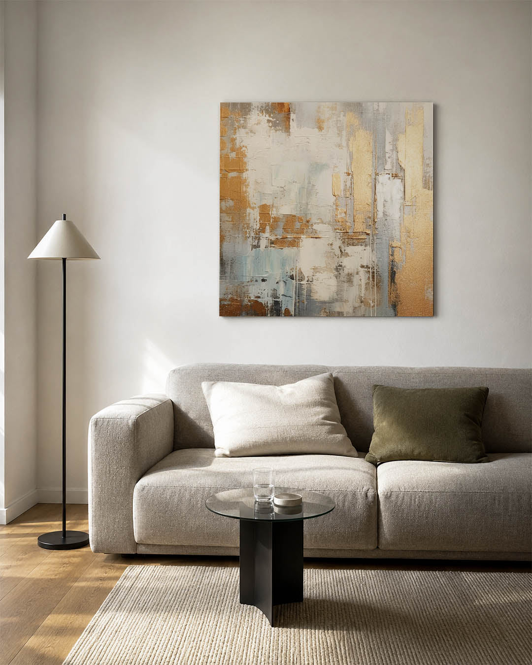 Gelaagde texturen Kunstwerk
