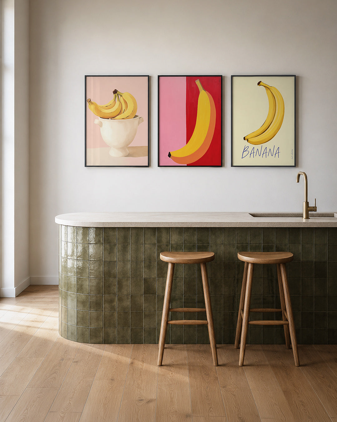 Fruit en vormen Posterset