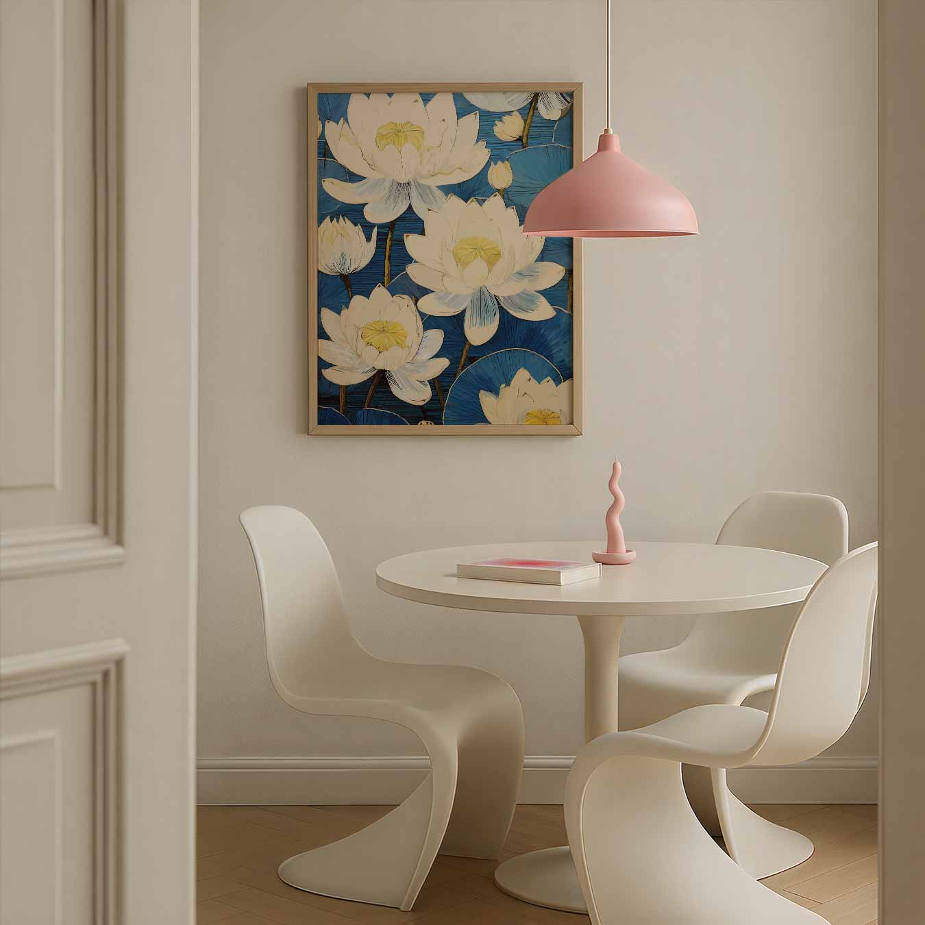 Lotusdroom Wanddecoratie Poster-WallArtistic