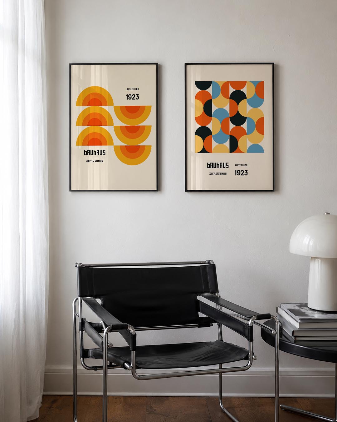 Halve cirkel harmonie Posterset