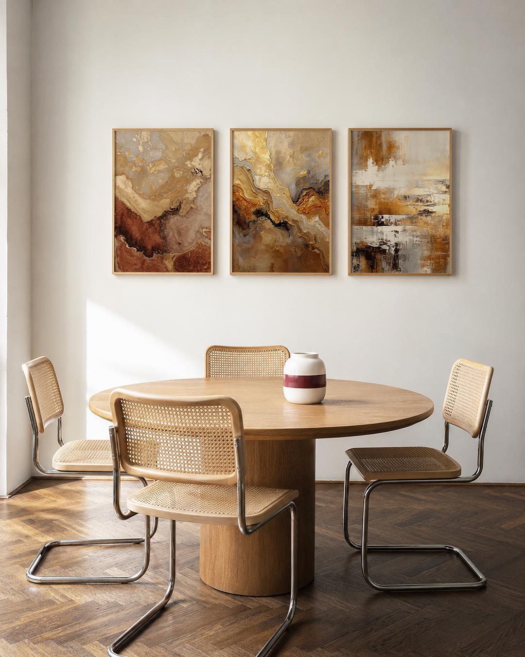 Aardse texturen Posterset