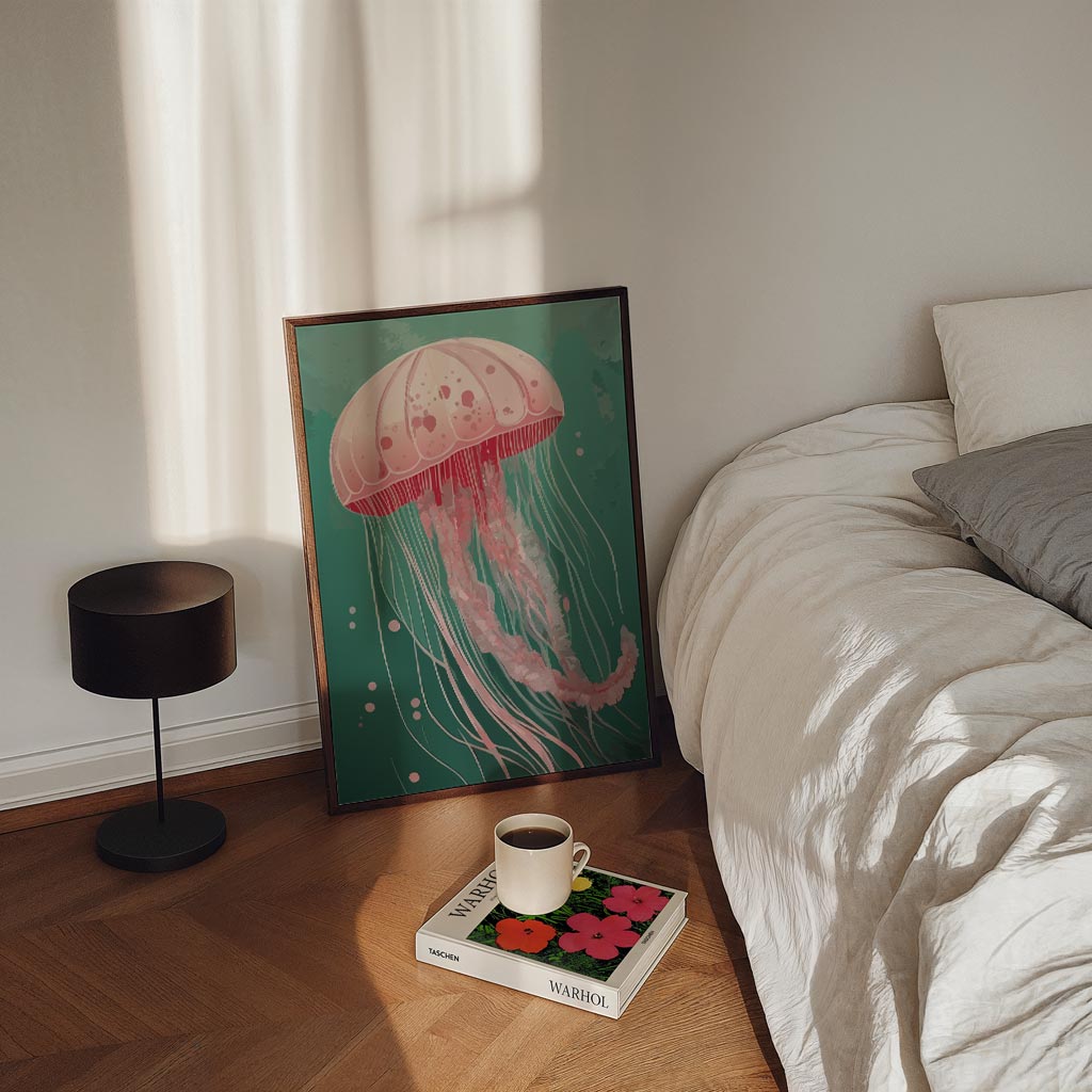 Dromerige Kwallen Poster-WallArtistic