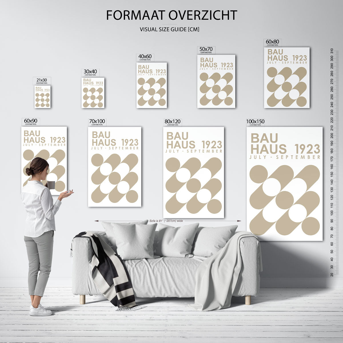 Vormen en vlakken Poster