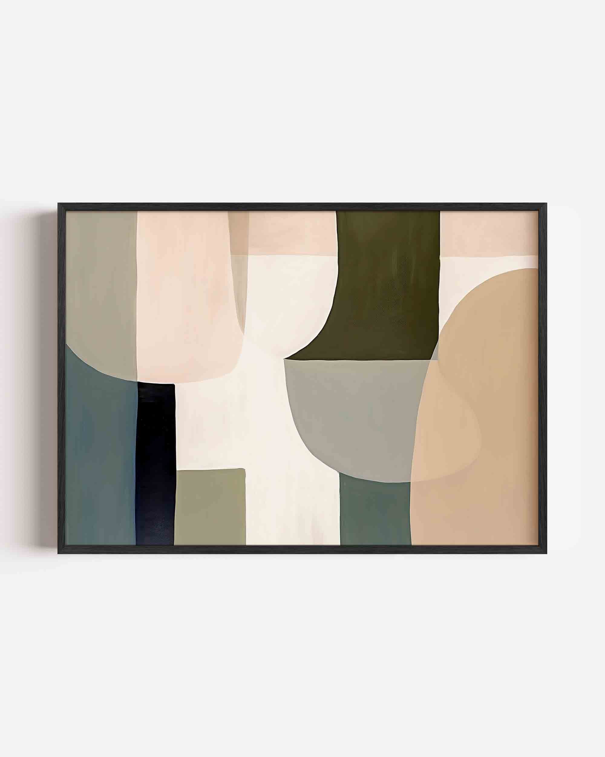 Abstracte vormen Poster